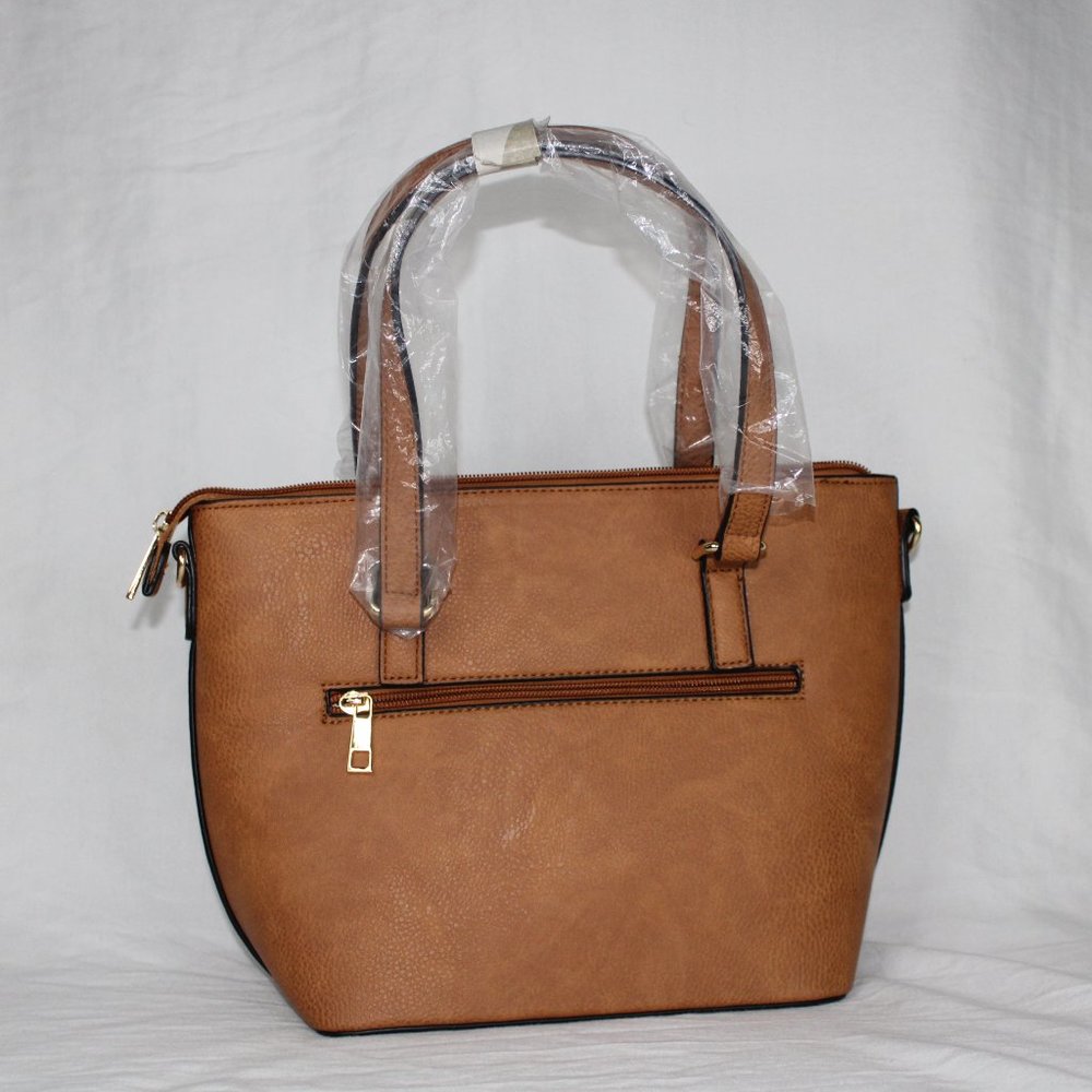 Brown Purse with Leopard interior